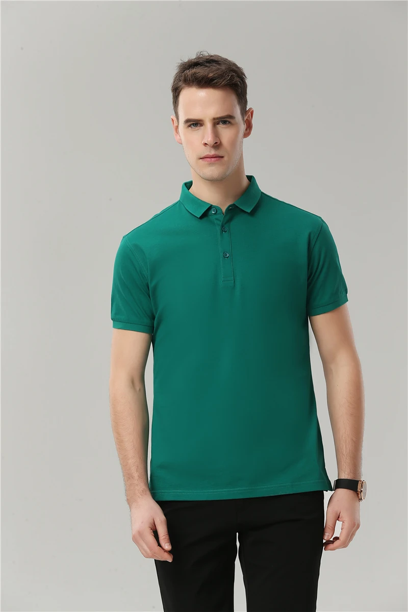 grass-green Повседневная рубашка поло для мужчин r поло Para Hombre топы, рубашки для мальчиков/девочек/пары поло Para Hombre мужские Polocamisa Masculina - Цвет: grass-green