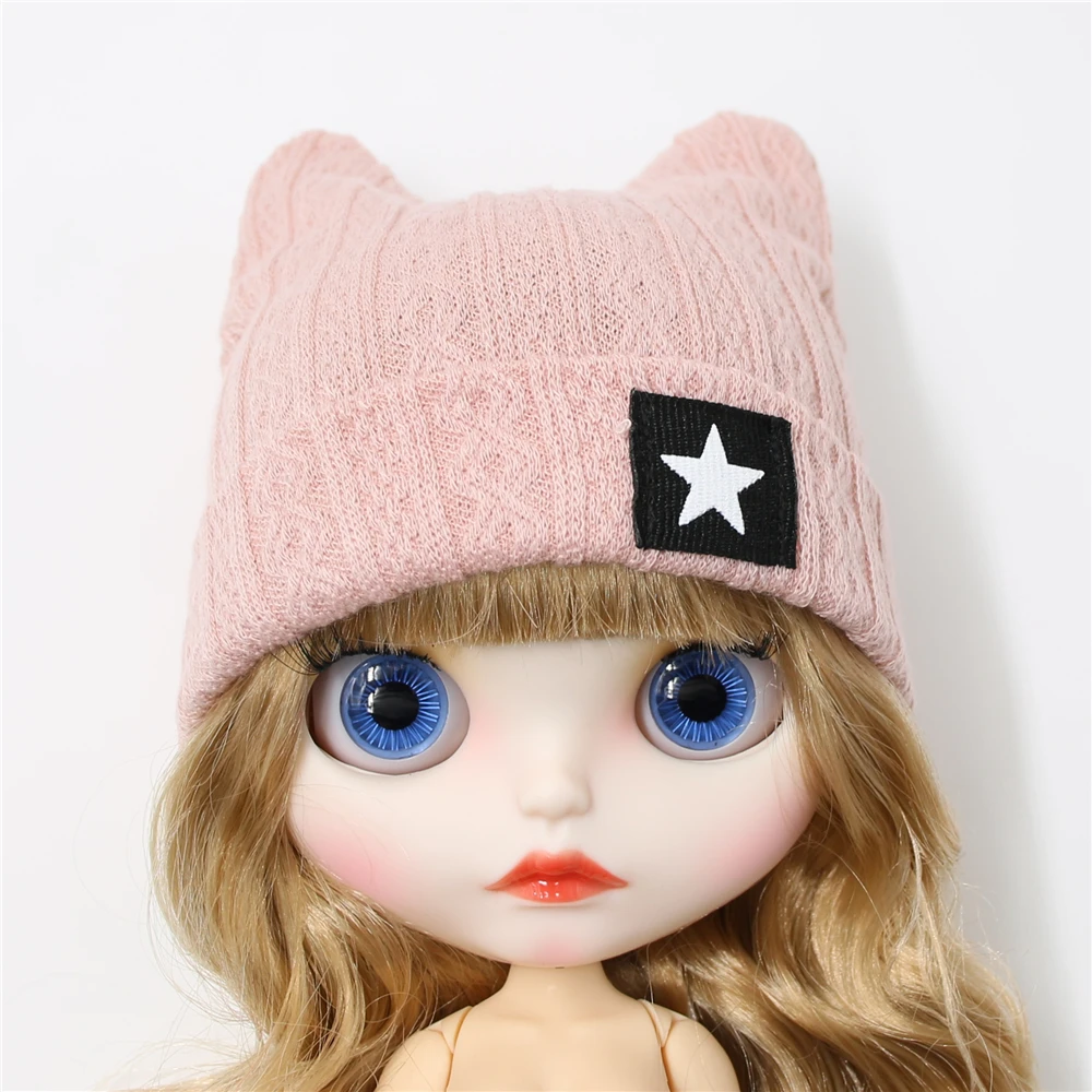 Neo Blythe Gorro de punto para muñeca, bufanda de lana y calcetines 7