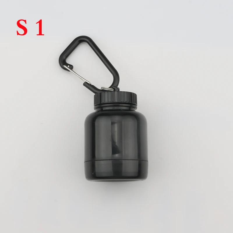 S1(Black) Портативный контейнер для протеина, контейнер для сывороточного белка, многофункциональный контейнер для протеинового порошка, дорожная бутылка, контейнер для хранения - Цвет: S1(Black)