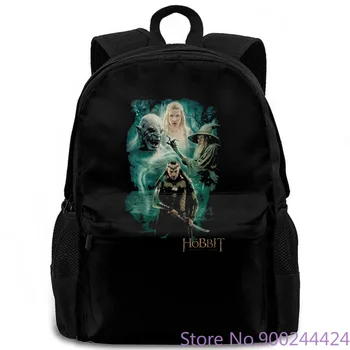 

Hobbit Battle Of The Five Armies Movie Elrond Crew Licensed Adult Letter Printed women men backpack laptop travel school