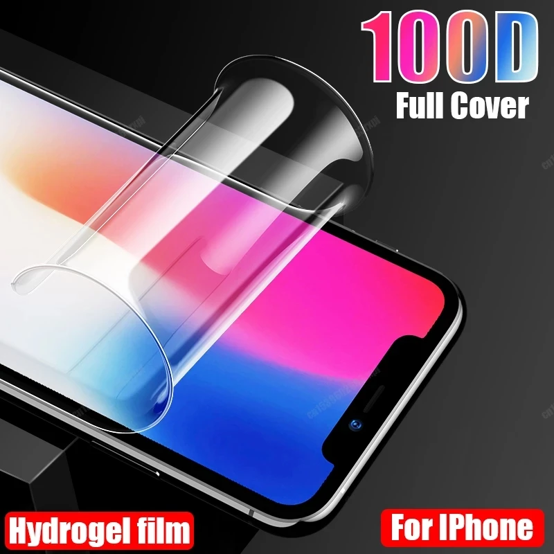 Pellicola Protettiva 9D Hydrogel Per Iphone 12 11 Pro Xs Max X Xr Pellicola Proteggi Schermo Iphone 7 6 8 6S Plus 5 5S Se 2020