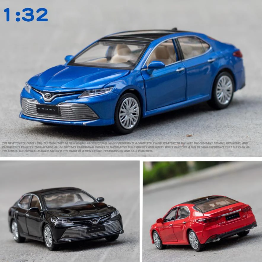 Лидер продаж модель автомобиля toyota 2019 camry в масштабе 1:32 металлическая с