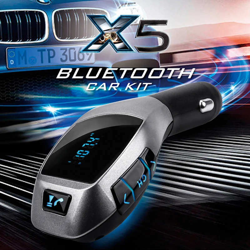 CDENFM передатчик автомобильный MP3 музыкальный плеер Bluetooth приемник TF карта громкой связи USB Автомобильное зарядное устройство