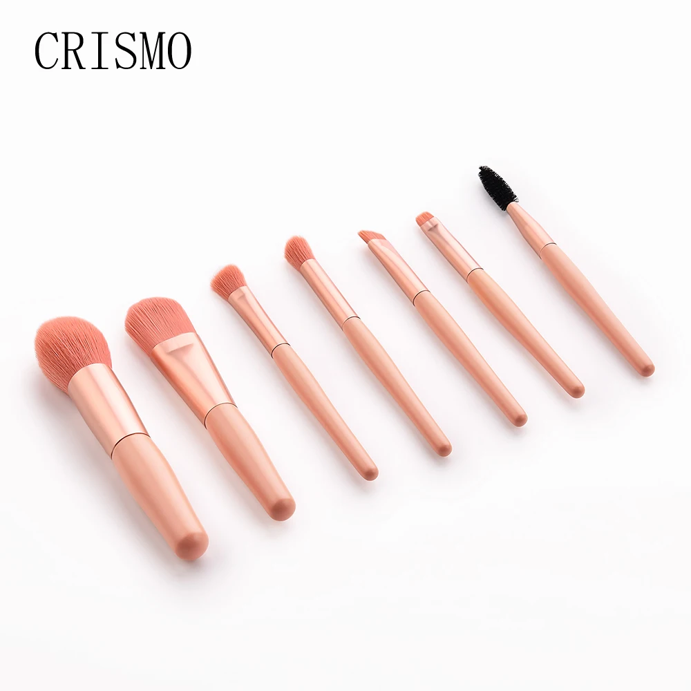 CRISMO Portable Makeup Brush Set Foundation Powder Blush Make Up Brush Set Face Beauty Cosmetic Tool 2