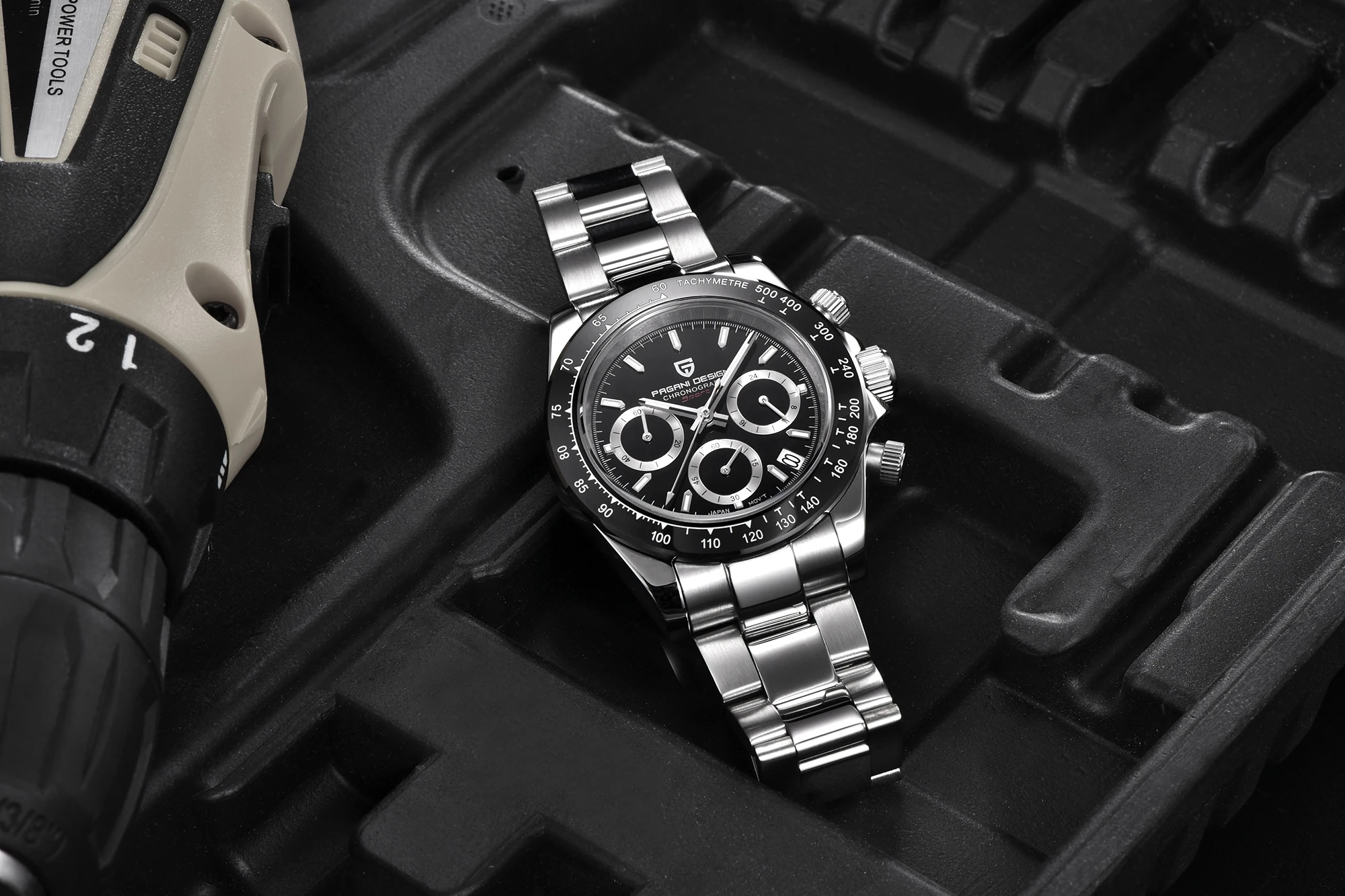 PAGANI мужские s часы лучший бренд класса люкс часы наручные, кварцевые часы черные часы мужские водонепроницаемые спортивные хронограф Relogio Masculino