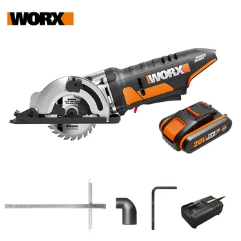 

WORX 20V Electric Saw WX527 Cordless Circular Saw 85mm Compact Powerful Rechargeable Home DIY Power Tools one Hand Free Shipping