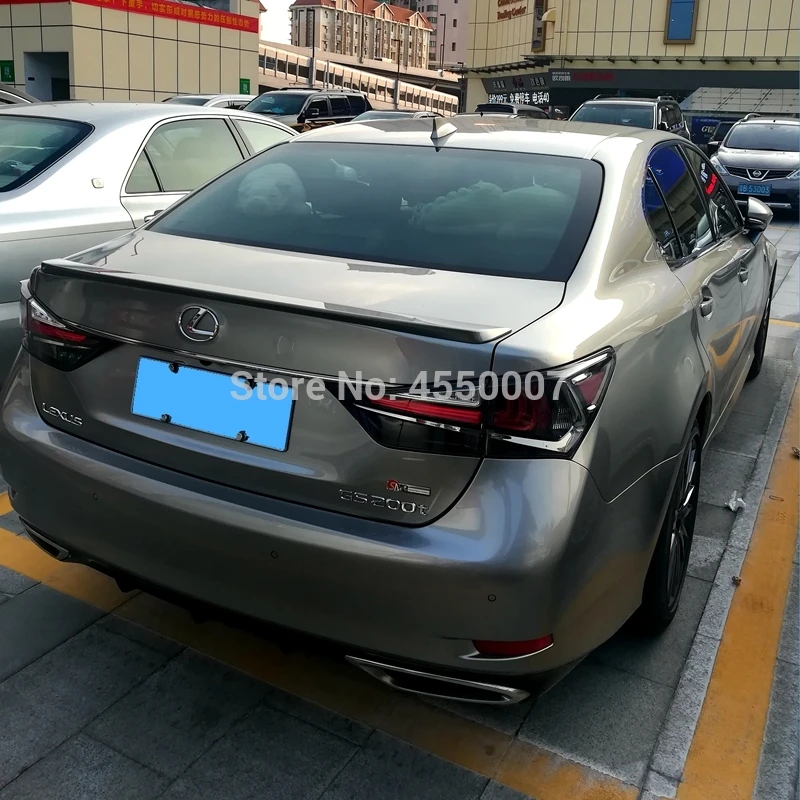 

For LEXUS GS350 GS300 GS450 Spoiler 2016 High Quality ABS Material Car Rear Wing Spoiler for Lexus GS 2013- 2016
