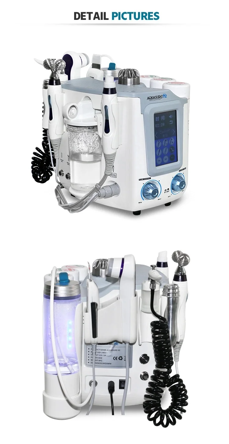 Aquasure h2 hydra машина для лица вода demerbrasion aqual peel кислородная струя устройство очистки
