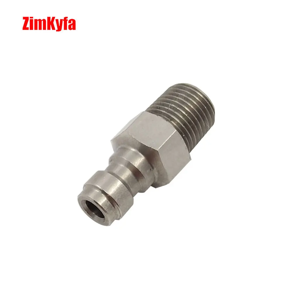 PCP Fill Nipple Stainless Steel 8mm Air Tank One Way Foster M10 M8*1.0 Threads