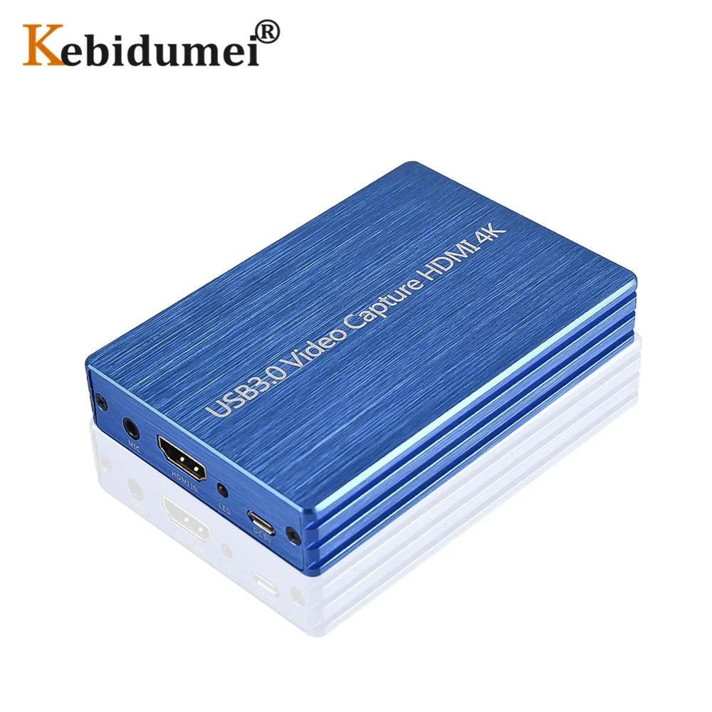Горячий 4K HDMI к USB 3 0 карта захвата видео ключ 1080P 60fps HD рекордер Grabber совместим с Windows