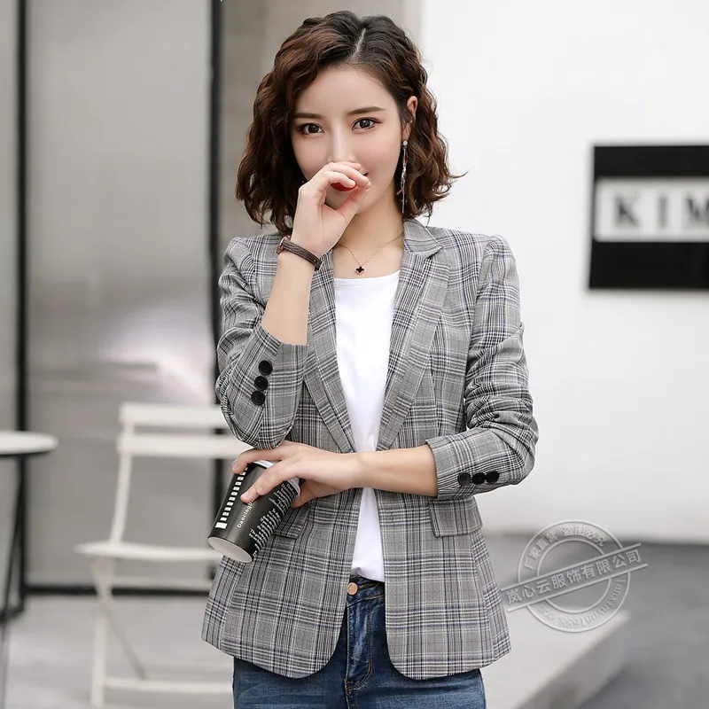 

Autumn And Winter New Style Women Suit One-Piece Professional Small Suit Fashion Korean-style Versatile Slimming