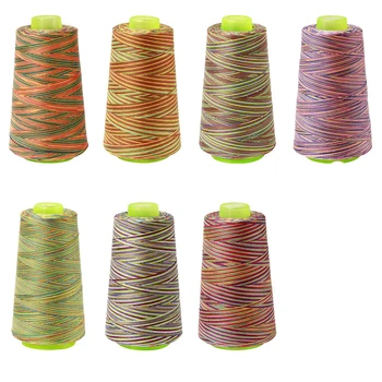 

3000Yards Rainbow Colors DIY Embroidery Sewing Threads Textile Yarn Thread Craft Embroidery Sewing Thread Knitting Accessories