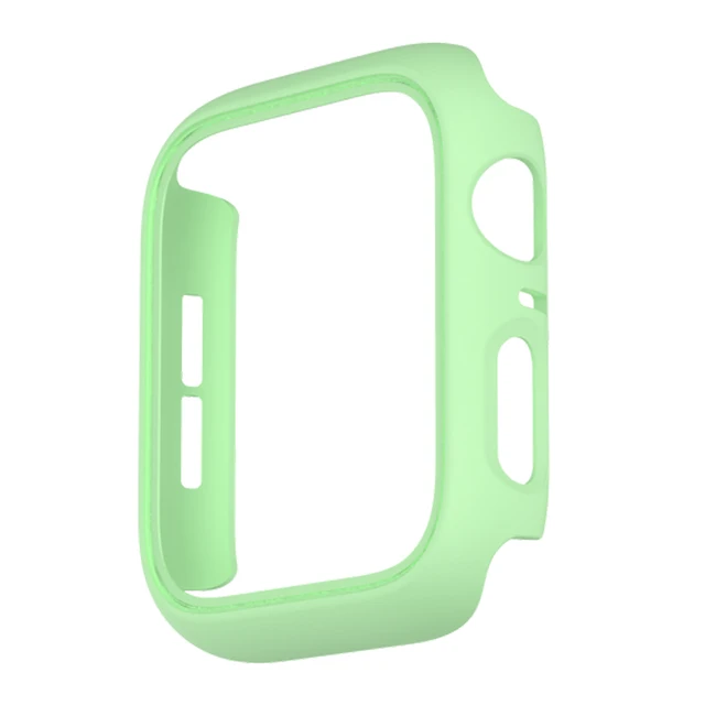 Cover for Apple Watch  45mm 41mm  44mm  40mm 42mm 38mm Shock-Proof Resist Bumper Protective Case for iWatch SE 7 6 5 4 3 2 1 Light Green