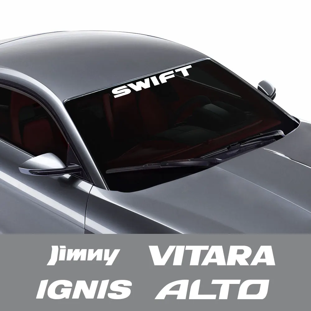 Per Suzuki Swift Jimny Baleno Vitara Alto Ignis Sx4 Samurai Grand Vitara Ciaz Accessori Auto Adesivi Parabrezza Anteriore Auto