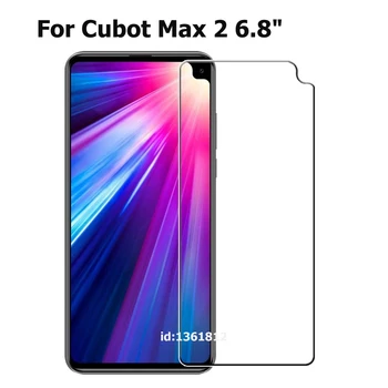 Перейти на Алиэкспресс и купить Cubot Max 2 закаленное стекло 9H Высококачественная защитная пленка защитное стекло на экран телефона покрытие стекло для Cubot Max 2 6,8 дюйма