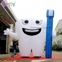 Прекрасная надувная зубная щетка с 4mh/синяя модель зубной щетки дизайн для украшения/зубы надувные игрушки