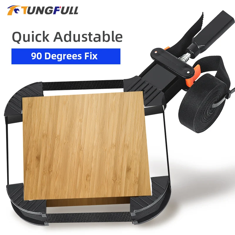 90 Degree Band Belt Clamp For Woodworking Long working Tool Bars And