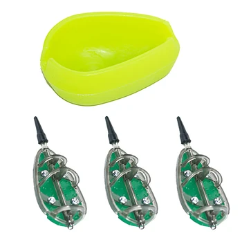 

3pcs/Set Inline Method Carp Fishing Feeders 30/40/50g Mould Set SAL99