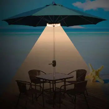 

1PC Outdoor Garden Umbrella Pole Light Kit 20LED Patio Camping Tent Lamp Yard Lawn Night Lighting Umbrella Pole Light