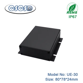 

aluminium pcb project box wall mounted metal enclosure junction box electronic cabinet power distribution by CSCSD 80*78*24mm