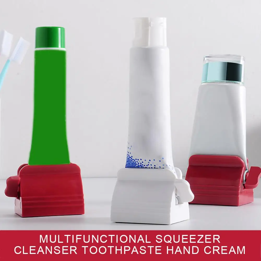 

Toothpaste Tube Squeezer Rolling Squeezer Toothpaste Easy Portable Dispenser Tooth Paste Holder Bathroom Accessories Sets