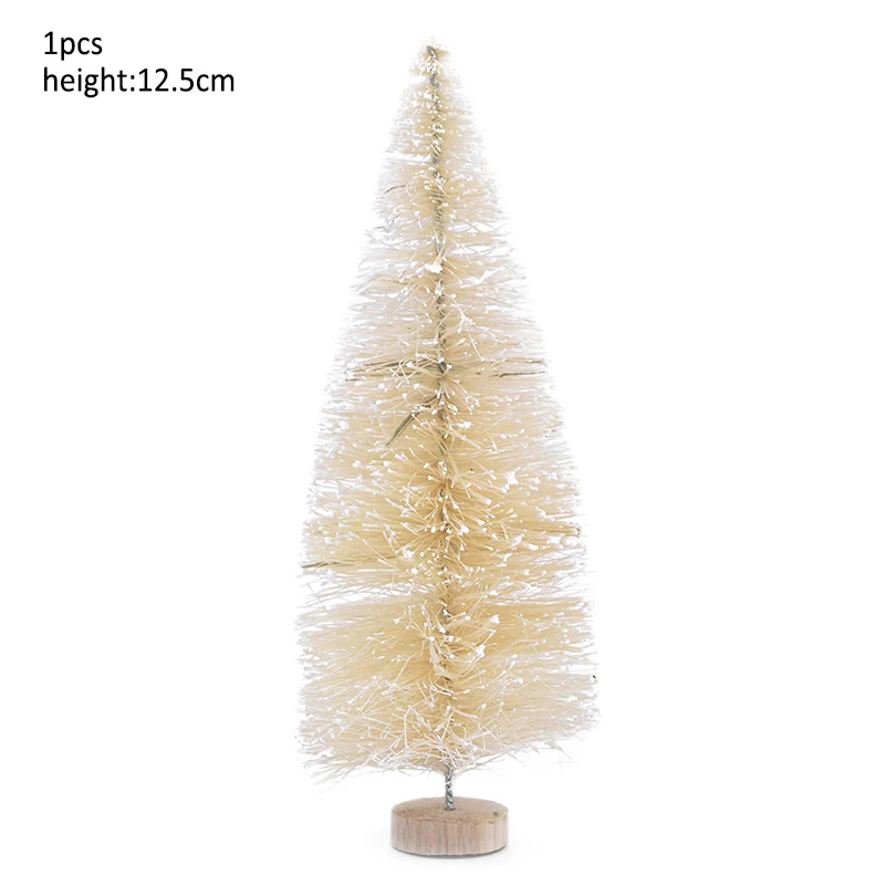 5-16 см мини-елка arbol de navidad поддельные сосны DIY фото реквизит для украшения дома Рождественский подарок на год - Цвет: 1pc 12.5cm B01