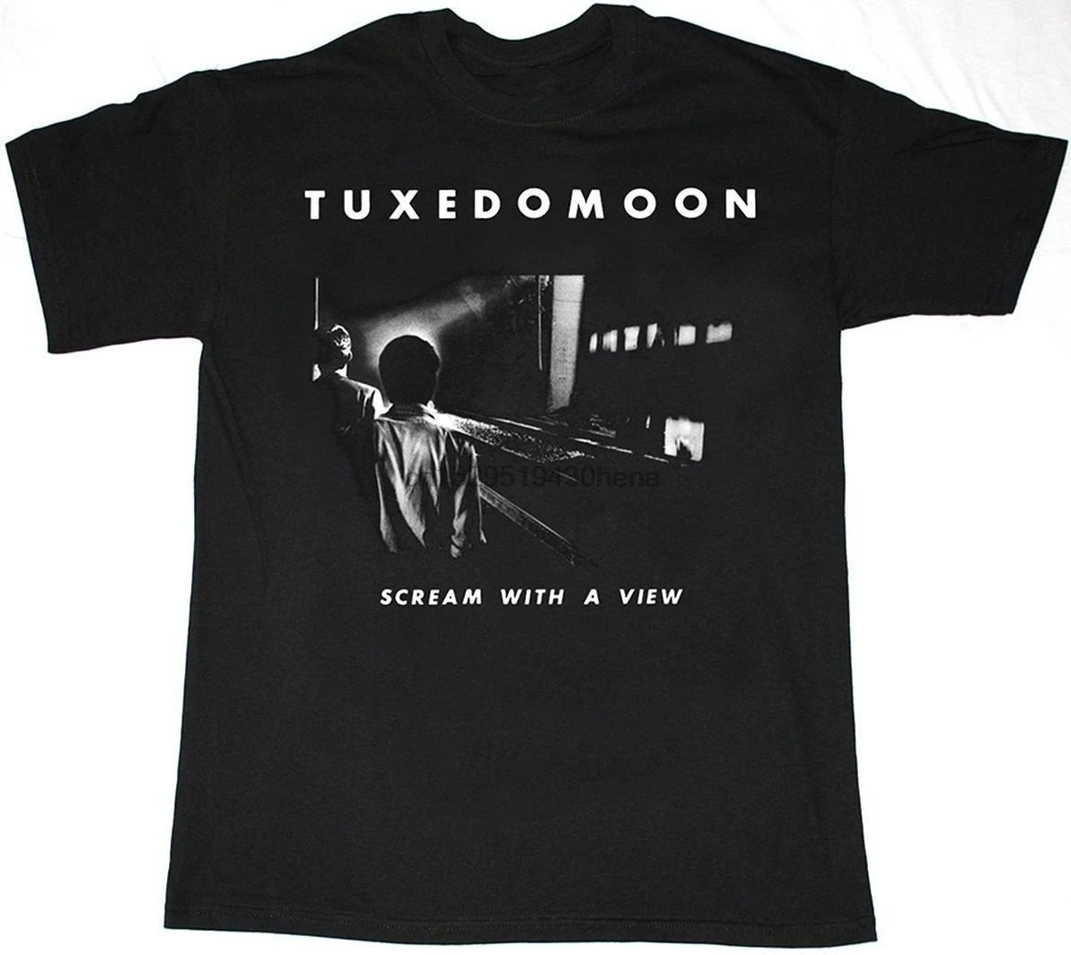 Модная мужская футболка Мужская черная с изображением скрипка новая волна