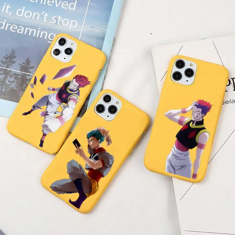 Чехол Hisoka Hunter × Для IPhone 12 Pro Max 6 6s 7 8 Plus XS XR 12mini Se 22 Iphone 11 Candy | Мобильные телефоны и