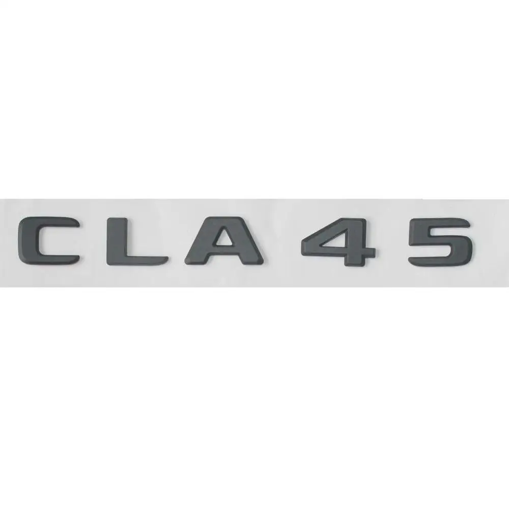 

Black Trunk Letters Number FOR CLA 45 Emblems Badges for Mercedes Benz CLA45 AMG