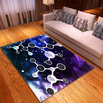 

Creative Abstract art Carpets for Living Room Bedroom Area Rugs Soft Flannel Kids play Crawl Floor Mat Home Hallway Decor carpet