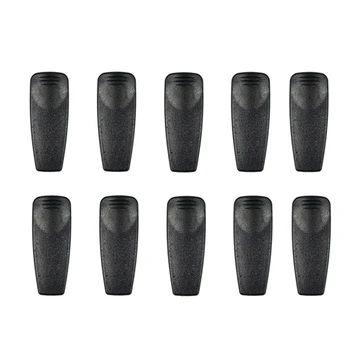 

FFYY-10pcs Radio Clip Rugged Belt Clip For MOTOROLA GP328/GP338/GP380/GP340 HT750 Two Way Radio Walkie Talkie J6482A