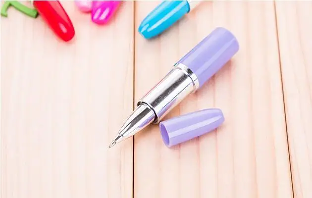 Ellen Brook 1 шт. мультфильм помада форма ручка Специальные новые пластиковые конфеты цвет Творческий шариковая ручка