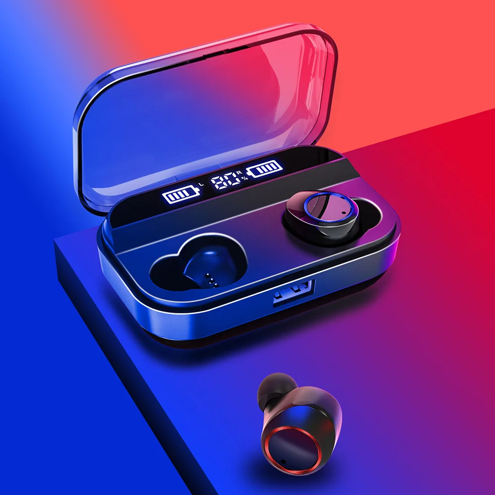 

X11 TWS Wireless Headphones Bluetooth 4000mAh Battery Digital Display Touch Control In-ear Fone De Ouvido For Xiaomi Huawei