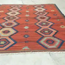 Турецкие ковры-килим, ручная работа, список, квадратная Турецкая молитва, шерсть, вязание