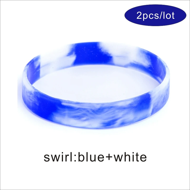 Swirled Wristbands With a Message | The-Wristband-Factory.com