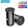 KUULAA Quick Charge 4.0 Car Charger for Samsung S20 S10 Xiaomi 11 Redmi Note 9 8 Pro 36W PD Fast Charging QC4.0 3.0 USB Charger ► Photo 1/6