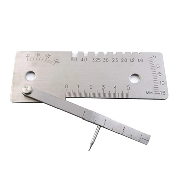 

Universal Weld Measuring Gauge Multifunction Stainless Steel Universal Gauge for Welder Welding Gauge Weld Seam Gauge Mesure