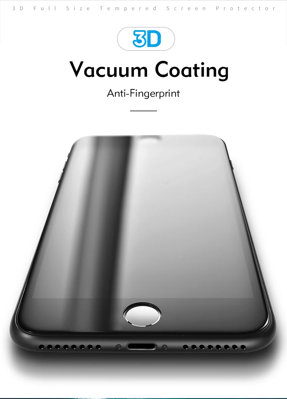 Benks 3D Tempered Glass Film For iPhone x xs Full Curved Screen Protector 0.23mm Cover Protection Front Film For iphone 8 Plus (5)