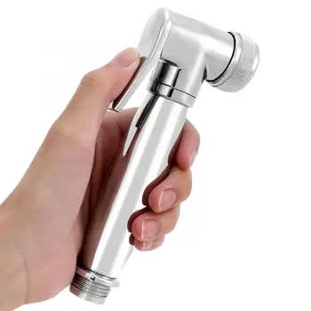 

Toilet Bathroom Bath G1/2in High Pressure Toilet Bathroom Handheld Bidet Shattaf Shower Sprayer Toilet Bidet
