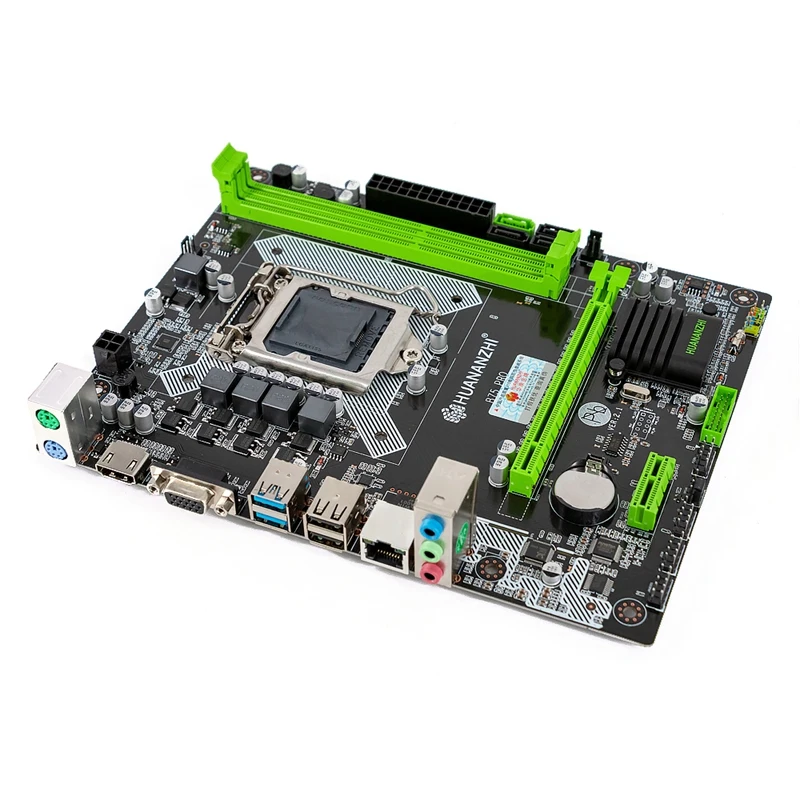 HUANANZHI B75 PRO Материнская плата B75 для Intel LGA 1155 3 I5 I7 E3 DDR3 1333/1600 МГц 16 Гб SATA3.0 USB3.0 VGA HDMI M-ATX