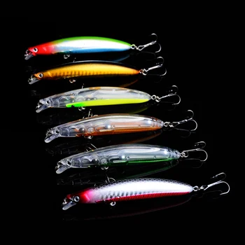 

500pcs Fishing Lures Artificial Make Lifelike Minnow Lure 9m/8.8g Hard Bait High Quality Fishing Tackle 6 Color bait