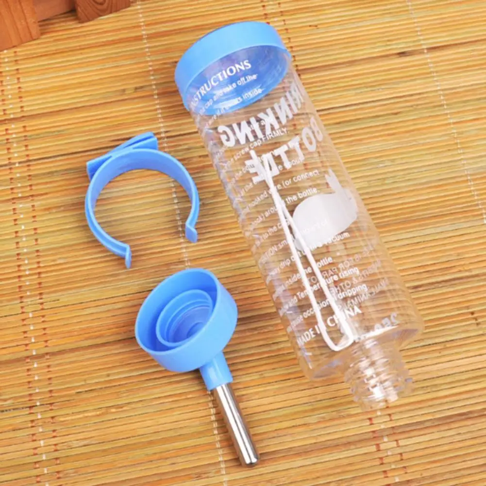 80ML/125ML Plastic Hamster Drinker Water Bottle Steel Ball Design Non-Drip Plastic Small Animal Auto Dispenser Pet Supplies