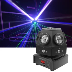 Projecteur Laser professionnel à tête mobile, faisceau stroboscopique à 90W, éclairage LED de noël, lumières Disco de musique pour Bar de fête DMX512 