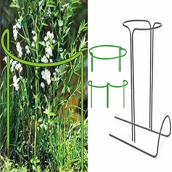 

4pcs Plant Support Rattan Rack Sturdy Clematis Iron Frame Climb Rattan Rack Garden Art Plants Flowers Stand Potted Plants Stents