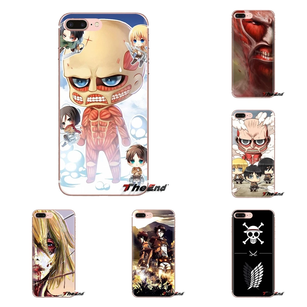 Anime Japanese attack on Titan Transparent Soft Cases Covers For Huawei Mate Honor 4C 5C 5X 6X 7 7A 7C 8 9 10 8C 8X 20 Lite Pro |