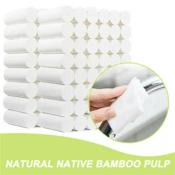 

10/12/16 Rolls 3 Ply Toilet Paper Hotel Soft Household Bathroom Tissue Wood Pulp