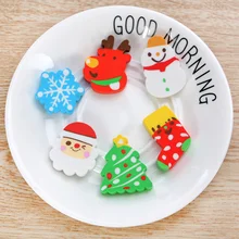 Oreillettes de noël pour étudiants, gommes à cadeaux pratiques, gommes à éléments, cadeaux de noël, 18 pièces