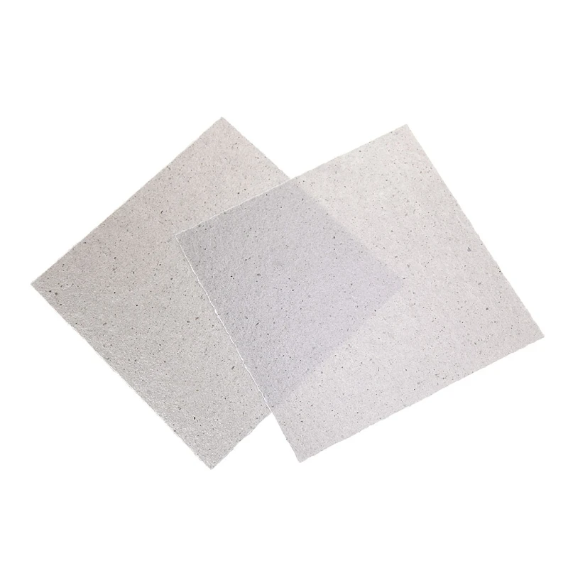 2 Pcs 5.1"x 5.1" Microwave Oven Mica Sheets Repairing Accessory Plates Sheets