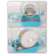 2019 venda quente pequeno brinquedo do animal de estimação hamster correndo roda brinquedo dos esportes do animal de estimação bonito hamster manter correndo roda brinquedo(China)