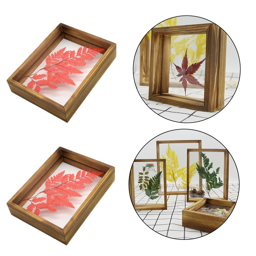 Wood Canvas Frame Wood Photo Frame Photo Frame Wood Frame Art Frames Wood Picture Frame Wooden Vintage Photo Frame Home Decor Art Mini Pictures Frames Picture Holder Plant Specimen Holder DIY Frame Wedding Decor